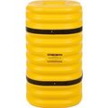 Justrite Eagle Column Protector, 9" Round Opening, 42" High, Yellow with Black Straps, 1709 1709